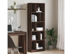 Bücherregale^vidaXL Bücherregal Braun Eichen-Optik 57x28,5x174 cm Holzwerkstoff