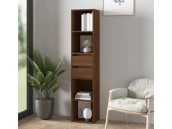 Bücherregale^vidaXL Bücherregal Braun Eichen-Optik 36x30x171 cm Holzwerkstoff