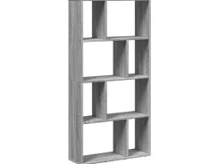 Bücherregale^vidaXL Bücherregal Grau Sonoma 60x20x120 cm Holzwerkstoff 858152