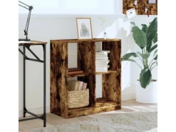 Bücherregale^vidaXL Bücherregal Räuchereiche 68,5x32x75 cm Holzwerkstoff