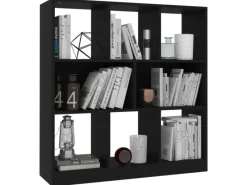 Bücherregale^vidaXL Bücherregal Schwarz 97,5x29,5x100 cm Holzwerkstoff