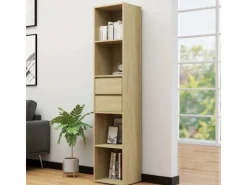 Bücherregale^vidaXL Bücherregal Sonoma-Eiche 36x30x171 cm Holzwerkstoff 802870