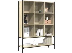 Bücherregale^vidaXL Bücherregal Sonoma-Eiche 102x30x141,5 cm Holzwerkstoff
