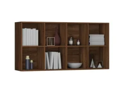 Bücherregale|Sideboards^vidaXL Bücherregal/Sideboard Braun Eiche 66×30×130 cm Holzwerkstoff