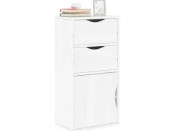 vidaXL Beistellschrank mit Schubladen ODDA Massivholz Kiefer 4103598