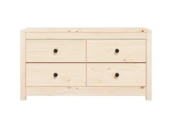 vidaXL Beistellschrank 100x40x54 cm Massivholz Kiefer 821774