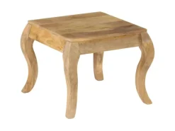 vidaXL Beistelltisch 45 x 45 x 40 cm Mangoholz Massiv