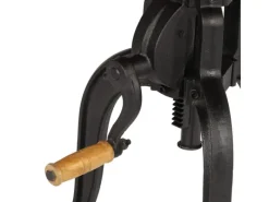 Tische^vidaXL Beistelltisch 45 x 45-62 cm Altholz Massiv und Gusseisen 247588