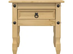 Tische^vidaXL Beistelltisch Corona 50x50x50 cm Massivholz Kiefer 4005664