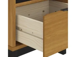 vidaXL Beistelltisch FLAM 50x50x50 cm Massivholz Kiefer