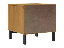 vidaXL Beistelltisch FLAM 50x50x50 cm Massivholz Kiefer