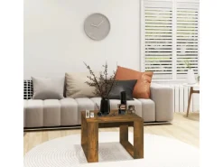 Tische^vidaXL Beistelltisch Räuchereiche 50x50x35 cm Holzwerkstoff 825825