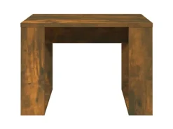 Tische^vidaXL Beistelltisch Räuchereiche 50x50x35 cm Holzwerkstoff 825825