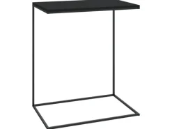 Tische^vidaXL Beistelltisch Schwarz 55x35x66 cm Holzwerkstoff