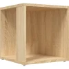 Tische^vidaXL Beistelltisch Sonoma-Eiche 33x33x34,5 cm Holzwerkstoff