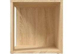 Tische^vidaXL Beistelltisch Sonoma-Eiche 33x33x34,5 cm Holzwerkstoff