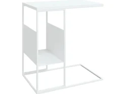 vidaXL Beistelltisch Weiß 55x36x59,5 cm Holzwerkstoff 343107