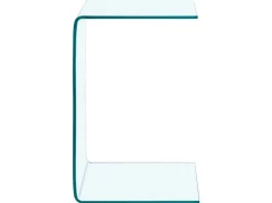 Tische^vidaXL Beistelltisch 40x40x60 cm Hartglas