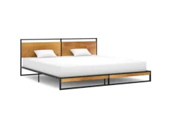 Betten^vidaXL Bett Metall 200x200 cm1115645
