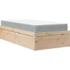 Betten^vidaXL Bett mit Matratze 90x200 cm Massivholz Kiefer2012740