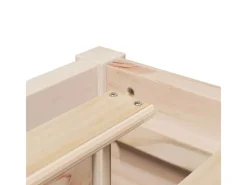 Betten^vidaXL Bett mit Matratze 90x200 cm Massivholz Kiefer2012740