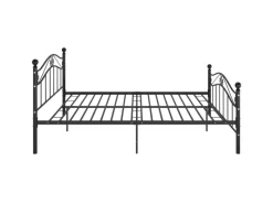 Betten^vidaXL Bett Schwarz Metall 180x200 cm Modell 11115684