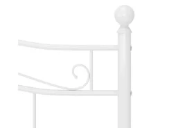 Betten^vidaXL Bett Weiß Metall 140x200 cm Modell 11115663
