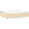 vidaXL Bettgestell Creme 200x200 cm Stoff Modell 31366788