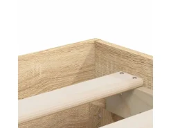 Betten^vidaXL Bettgestell mit Schubladen Sonoma-Eiche 140x200cm Holzwerkstoff1957486