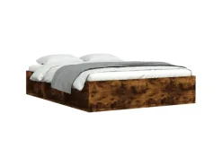 Betten^vidaXL Bettgestell Räuchereiche 140x200 cm1925305