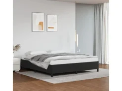 Betten^vidaXL Bettgestell Schwarz 180x200 cm Kunstleder1370092