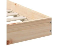 Betten^vidaXL Bettrahmen Braun 160 x 200 cm Massives Kiefernholz 873307