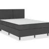 Betten^vidaXL Boxspring-Bettgestell Grau Stoff 160x200 cm621161