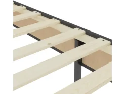 Betten^vidaXL Boxspring-Bettgestell Grau Stoff 160x200 cm621161