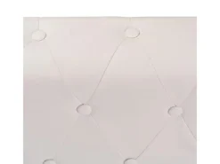 Sofas^vidaXL Chesterfield Ecksofa 5-Sitzer Kunstleder Weiß