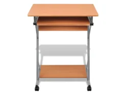 Tische^vidaXL Computertisch Computerwagen PC Tisch Bürotisch Laptop auf Rollen 20052