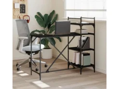 vidaXL Computertisch mit Regal 120x47x109 cm 836213