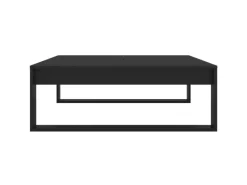 Tische^vidaXL Couchtisch Schwarz 100x100x35 cm Holzwerkstoff Modell 1