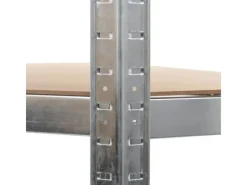 Weitere Regale|Eckregale^vidaXL Eckregal mit 5 Böden n Stahl & Holzwerkstoff 144264