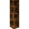 Eckregale^vidaXL Eckregal Räuchereiche 33x33x132 cm Holzwerkstoff