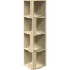 vidaXL Eckregal Sonoma-Eiche 33x33x132 cm Holzwerkstoff