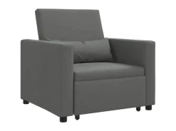 Sofas^vidaXL Einzel-Schlafsofa mit Rädern 90 x 165 x 87 cm Stoff 42002685