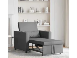 Sofas^vidaXL Einzel-Schlafsofa mit Rädern 90 x 165 x 87 cm Stoff 42002685