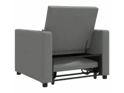 Sofas^vidaXL Einzel-Schlafsofa mit Rädern 90 x 165 x 87 cm Stoff 42002685