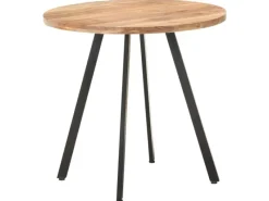 Tische^vidaXL Esstisch 80 cm Massivholz Akazie 320485
