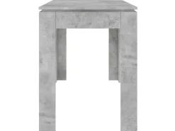 vidaXL Esstisch Betongrau 120x60x76 cm Holzwerkstoff