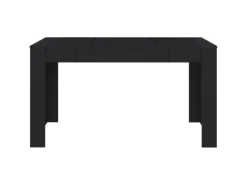 Tische^vidaXL Esstisch Schwarz 140x74,5x76 cm Holzwerkstoff