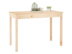 Tische^vidaXL Esstisch 110x55x75 cm Massivholz Kiefer