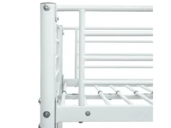 vidaXL Etagenbettgestell Weiß Metall 140x200 cm/90x200 cm621523