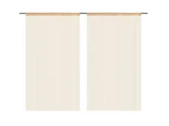 Insektenschutz^vidaXL Fadenvorhänge 2 Stk 100 x 250 cm Beige